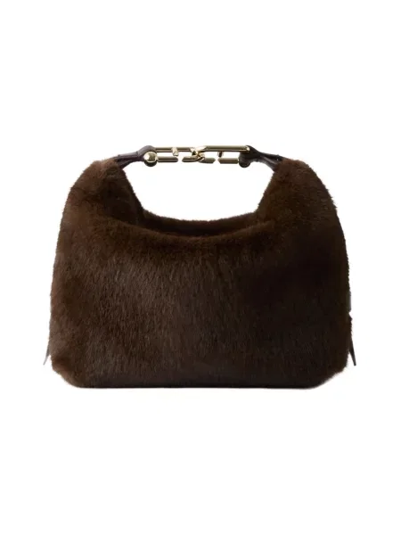 Torebka hobo Furla skórzana brązowa