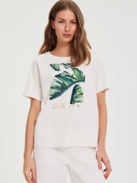 Tricou Marisse alb