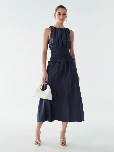 BWLDR Rochie Ellah bleumarin