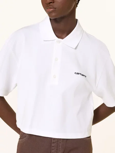 Carhartt Wip Piqué Polokošile / černá bílá