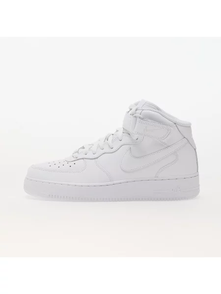 Tenisky Nike Air Force 1 Mid White/ White EUR 47 bílé