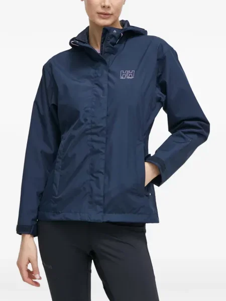 Geacă Helly Hansen cu glugă albastru