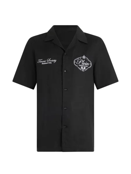 Cămașă Philipp Plein tenis negru