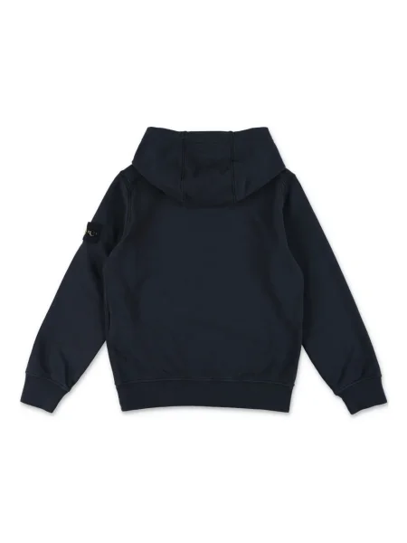 Bluza z kapturem dziecięca Stone Island czarna