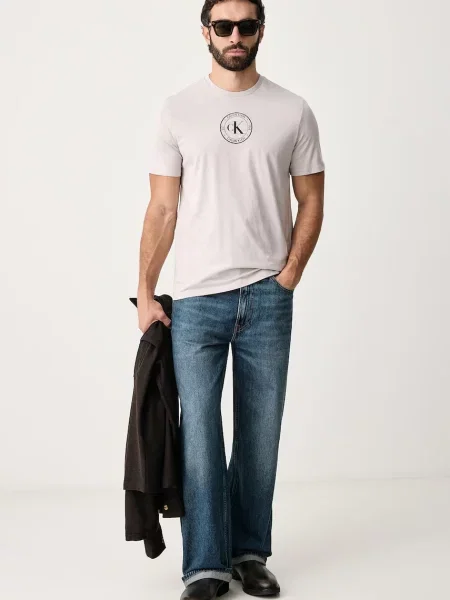 Calvin Klein Jeans tričko šedé