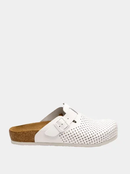 Шкіряне Сабо Leon білий