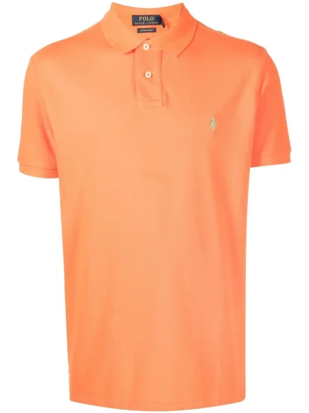 Tricou polo Polo Ralph Lauren portocaliu