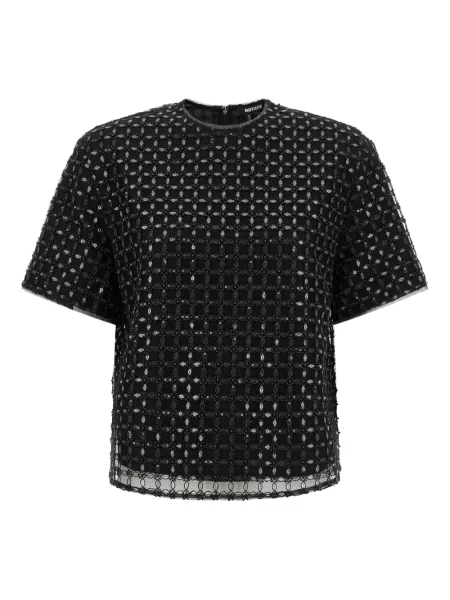 Tricou Rotate Birger Christensen cu paiete negru