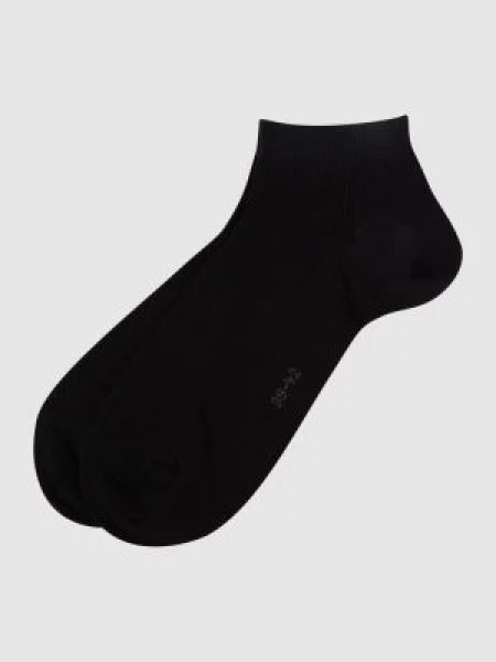 Skarpety z dodatkiem streczu model ‘Happy’ Falke czarne