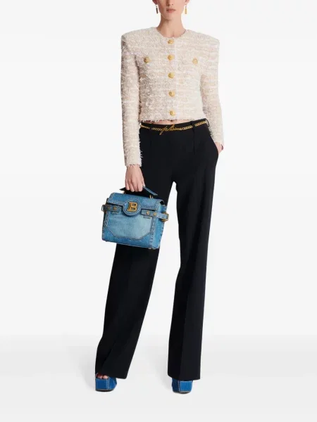 Geacă Balmain din tweed