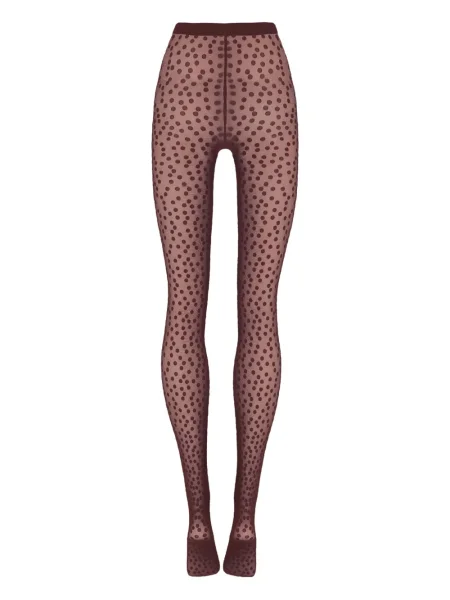 Dresuri Wolford cu buline maro