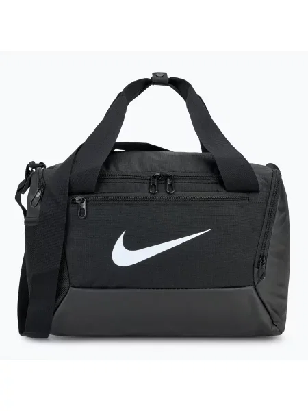 Torba treningowa Nike Brasilia Duffle 25 l black/black/white niebieska