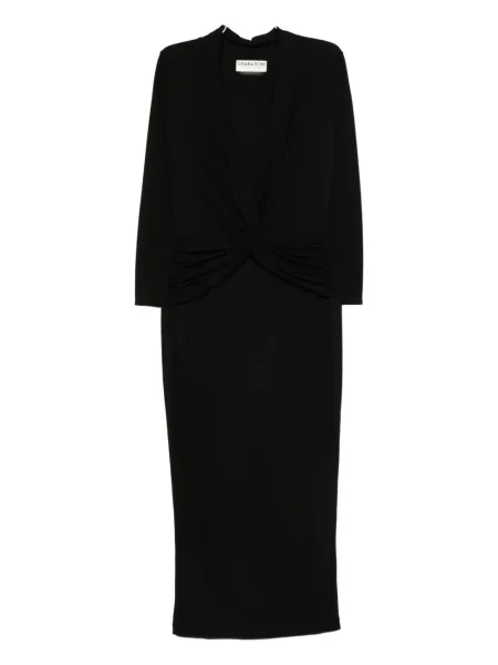 Sukienka midi Chiara Boni La Petite Robe do kolan garniturowa czarna