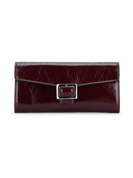Portfel Roger Vivier skórzany fioletowy