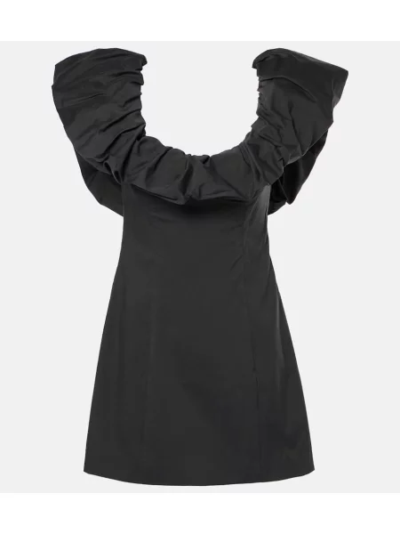 Rochie Sir cu volane negru