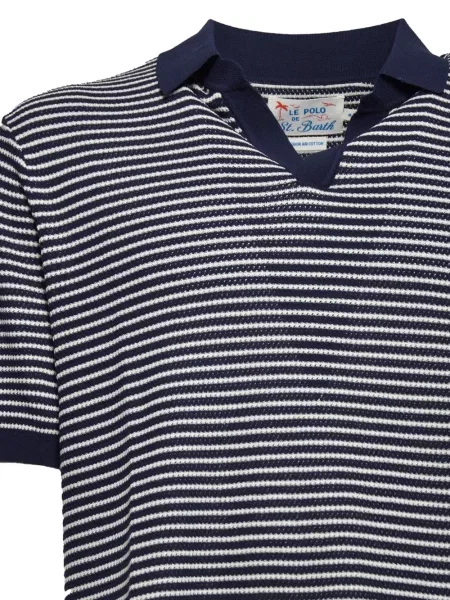 Gulerat tricou Mc2 Saint Barth albastru