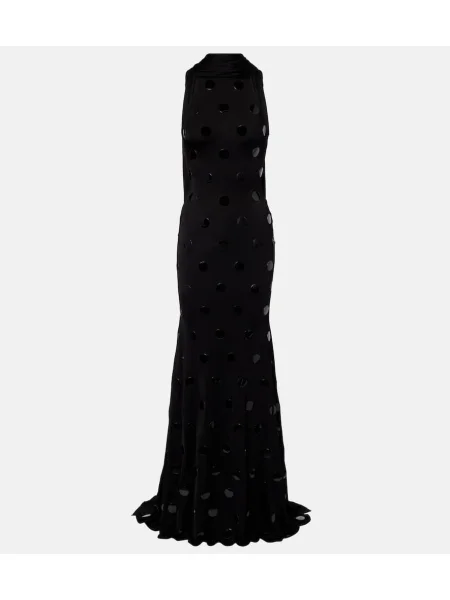 Rochie David Koma din jerseu negru