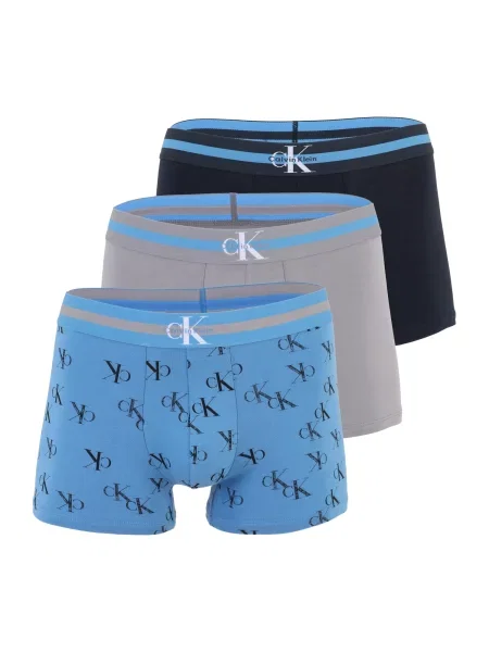 Calvin Klein Underwear Boxeri safir / albastru închis / deschis gri