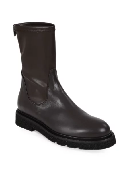 Cizme scurte Guglielmo Rotta din piele maro