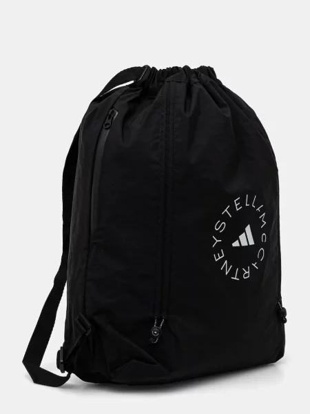 Plecak Adidas By Stella Mccartney z nadrukiem czarny