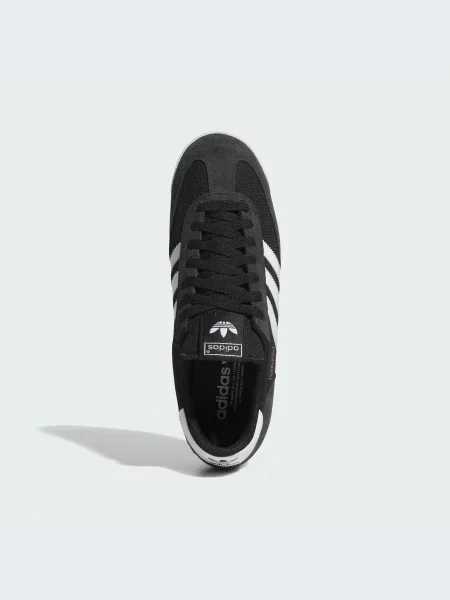 Кожаные кроссовки Adidas черные