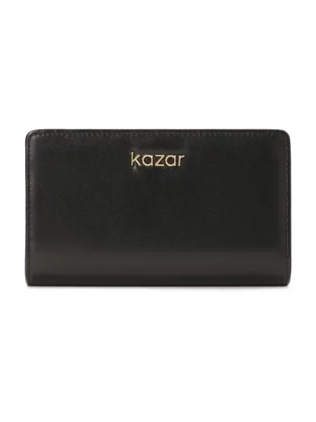 Portfel Kazar skórzany czarny