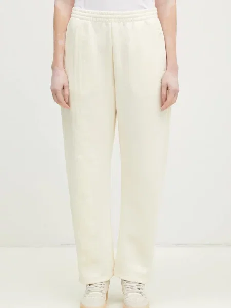 Legginsy Adidas Originals beżowe