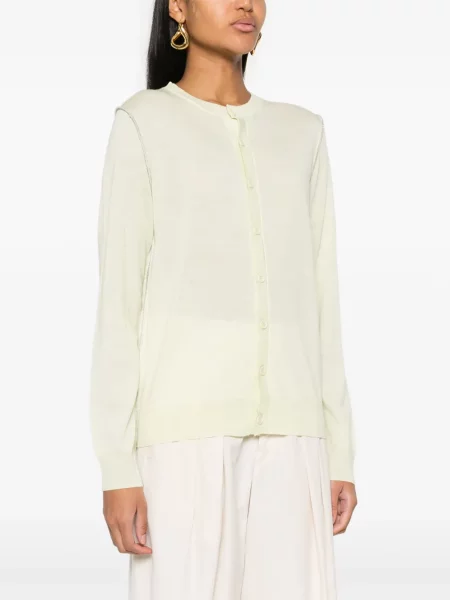 Cardigan Fabiana Filippi de lână verde