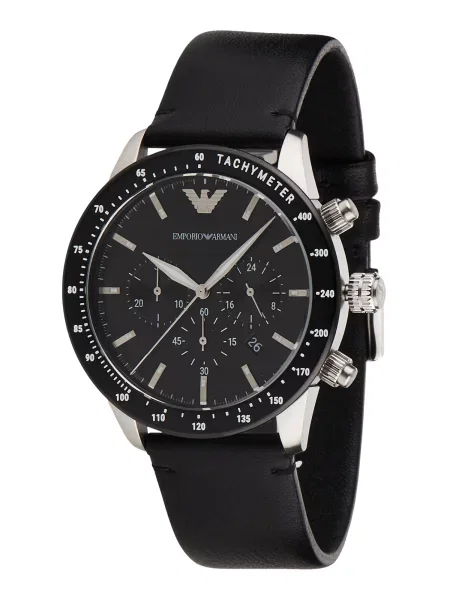 Emporio Armani Ceas analogic / argintiu negru