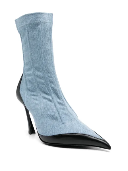 Cizme scurte Mugler albastru