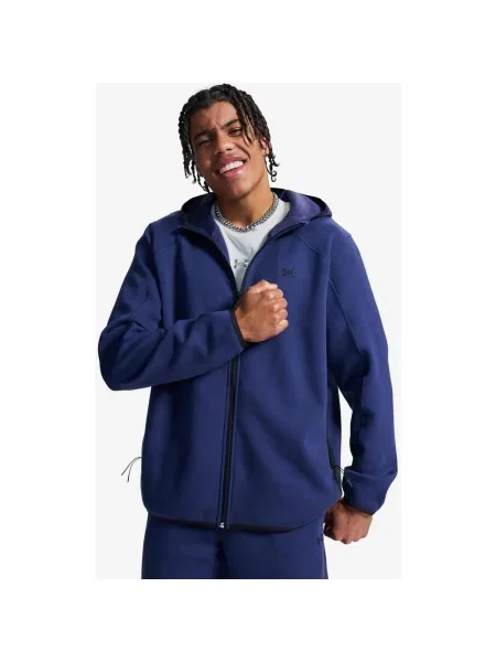 Bluza z kapturem Under Armour Unstoppable Fleece granatowy S niebieska