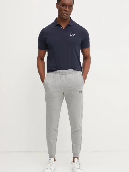 Tricou polo Ea7 albastru