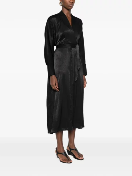 Cu centură rochie midi Dixie plic negru