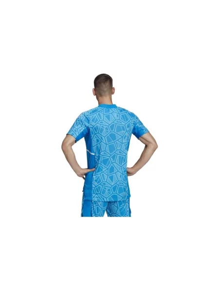 Tricou Adidas din jerseu albastru