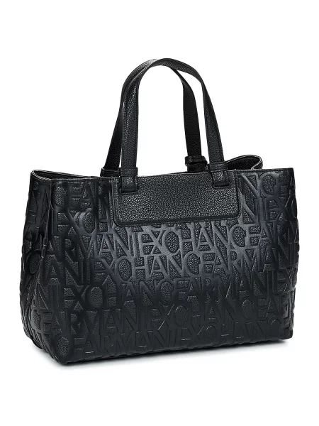 Geantă shopper Armani Exchange negru