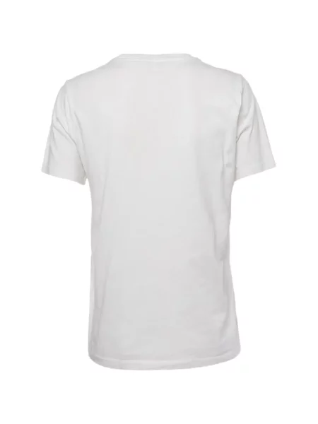 Tricou Ganni cu imagine alb