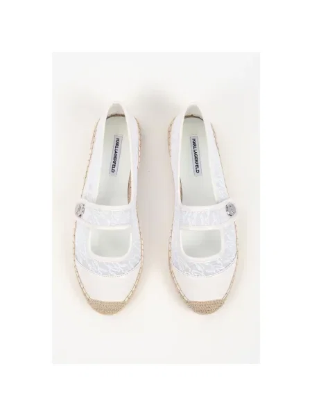 Karl Lagerfeld espadryle espadrylowe Kamini białe