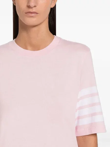 Marškinėliai Thom Browne rožinė
