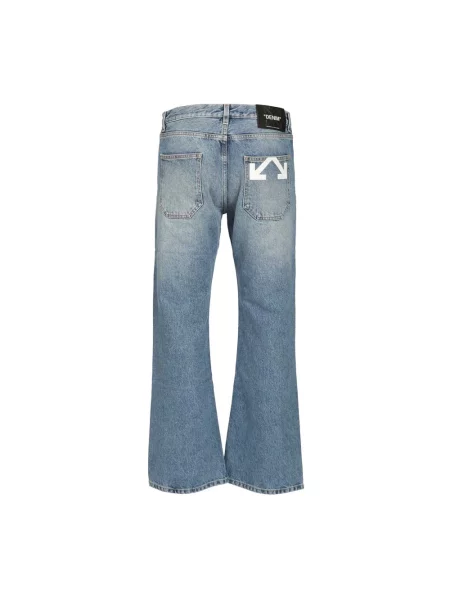 Szerokie jeansy Off-white białe