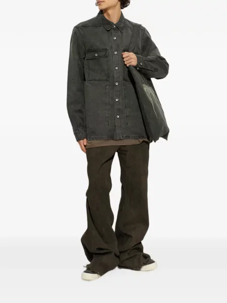 Traper košulja Rick Owens Drkshdw siva