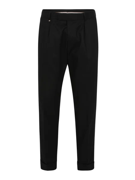 BOSS Black Plisované nohavice C-Pepe' čierna