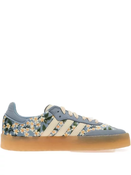 Sneakerși Adidas Campus cu imagine alergare din piele de căprioară negru