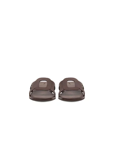 GINO ROSSI Natikači rjava