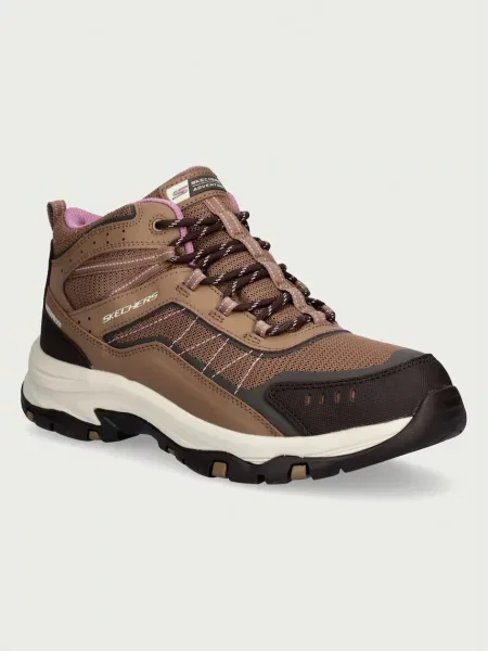 Impermeabil pantofi Skechers de drumeție maro