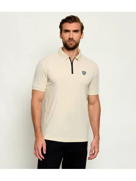 Tricou polo Ea7 bej