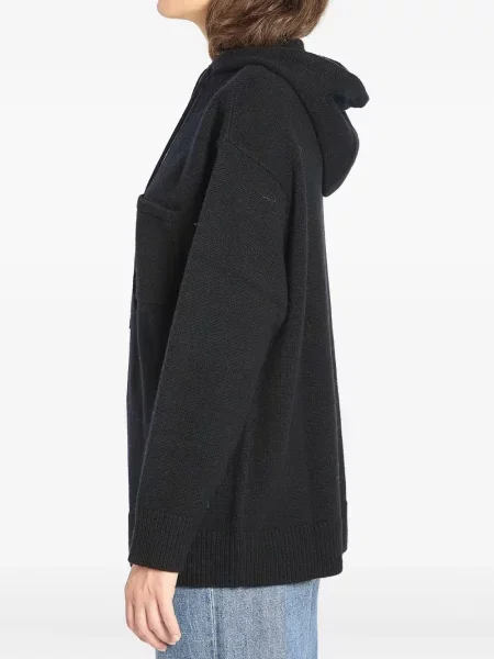 Hanorac cu glugă Max Mara negru