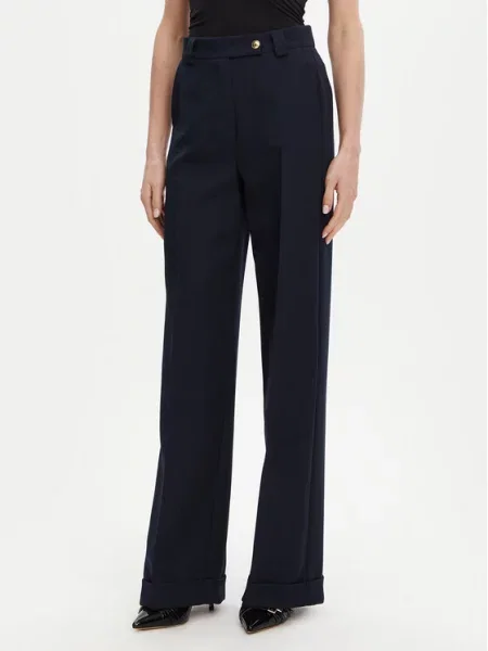 Hlače iz tkanine Maryley modra