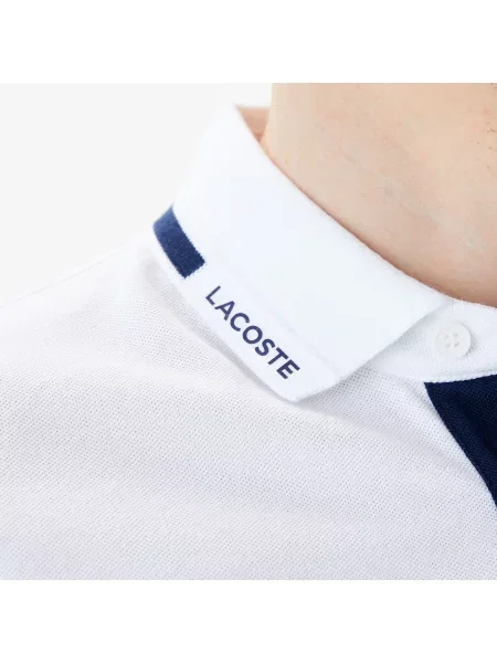 Поло Lacoste белое