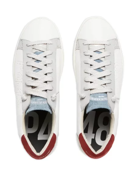 Sneakerși P448 cu autograf alb