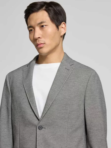 Marynarka na 2 o kroju slim fit ze strukturalnym wzorem Pierre Cardin